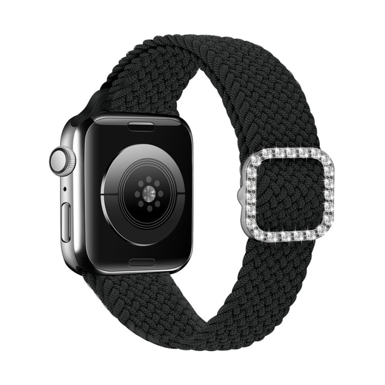 Cinturino di ricambio per cinturino di ricambio con fibbia in nylon intrecciato regolabile in nylon per Apple Watch Series, 7 & 6 & SE & 5 & 4 40mm/3 & 2 & 1 38mm