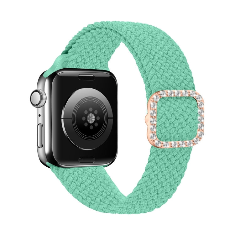 Cinturino di ricambio per cinturino di ricambio con fibbia in nylon intrecciato regolabile in nylon per Apple Watch Series, 7 & 6 & SE & 5 & 4 40mm/3 & 2 & 1 38mm