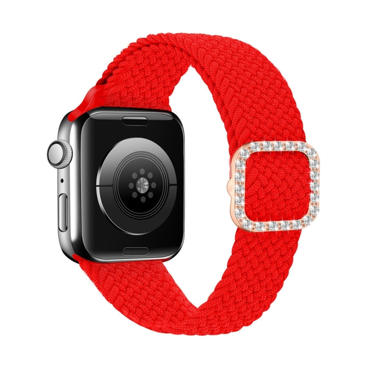Cinturino di ricambio per cinturino di ricambio con fibbia in nylon intrecciato regolabile in nylon per Apple Watch Series, 7 & 6 & SE & 5 & 4 40mm/3 & 2 & 1 38mm