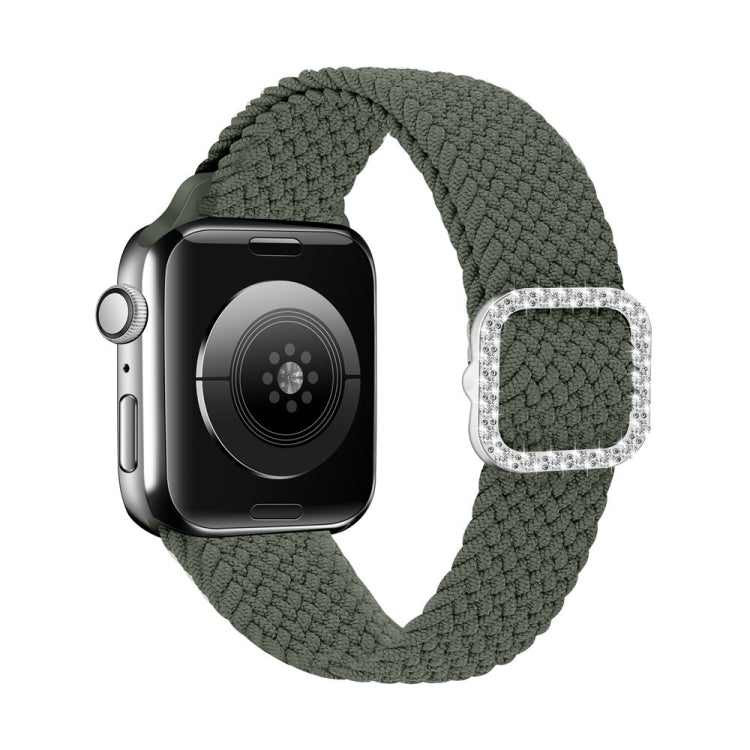 Cinturino di ricambio per cinturino di ricambio con fibbia in nylon intrecciato regolabile in nylon per Apple Watch Series, 7 & 6 & SE & 5 & 4 40mm/3 & 2 & 1 38mm