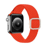 Cinturino di ricambio per cinturino di ricambio con fibbia in nylon intrecciato regolabile in nylon per Apple Watch Series, 7 & 6 & SE & 5 & 4 44mm/3 & 2 & 1 42mm