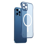Custodia Magsafe antiurto morbida a quattro angoli satinata, For iPhone 13 mini, For iPhone 13, For iPhone 13 Pro, For iPhone 13 Pro Max