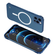 Custodia Magsafe antiurto morbida a quattro angoli satinata, For iPhone 13 mini, For iPhone 13, For iPhone 13 Pro, For iPhone 13 Pro Max