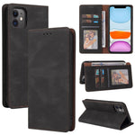 Custodia portafoglio in pelle con slot carte per iPhone 11