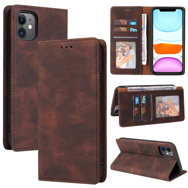 Custodia portafoglio in pelle con slot carte per iPhone 11