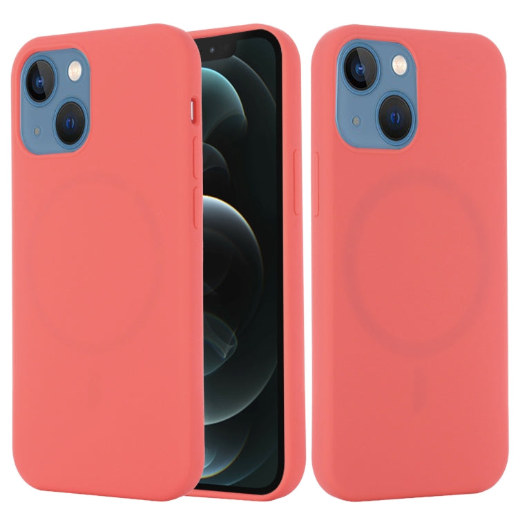 Custodia magnetica in silicone per iPhone 13 mini
