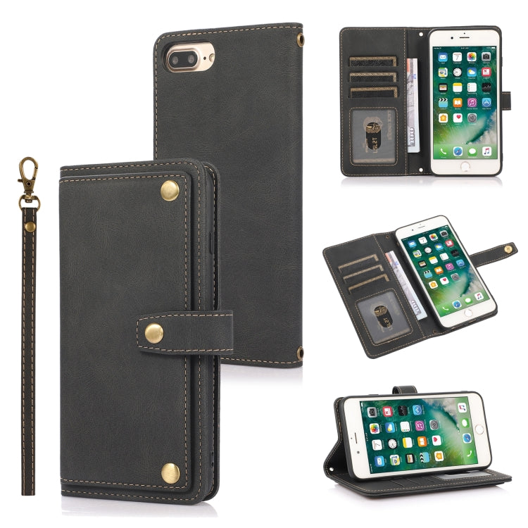 Custodia portafoglio in pelle PU e TPU con slot carte per iPhone