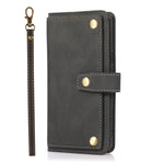 Custodia in pelle flip orizzontale PU + TPU con supporto e slot per schede, portafoglio e cordino, For Samsung Galaxy S9, For Samsung Galaxy S9+