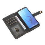Custodia in pelle flip orizzontale PU + TPU con supporto e slot per schede, portafoglio e cordino, For Samsung Galaxy S9, For Samsung Galaxy S9+