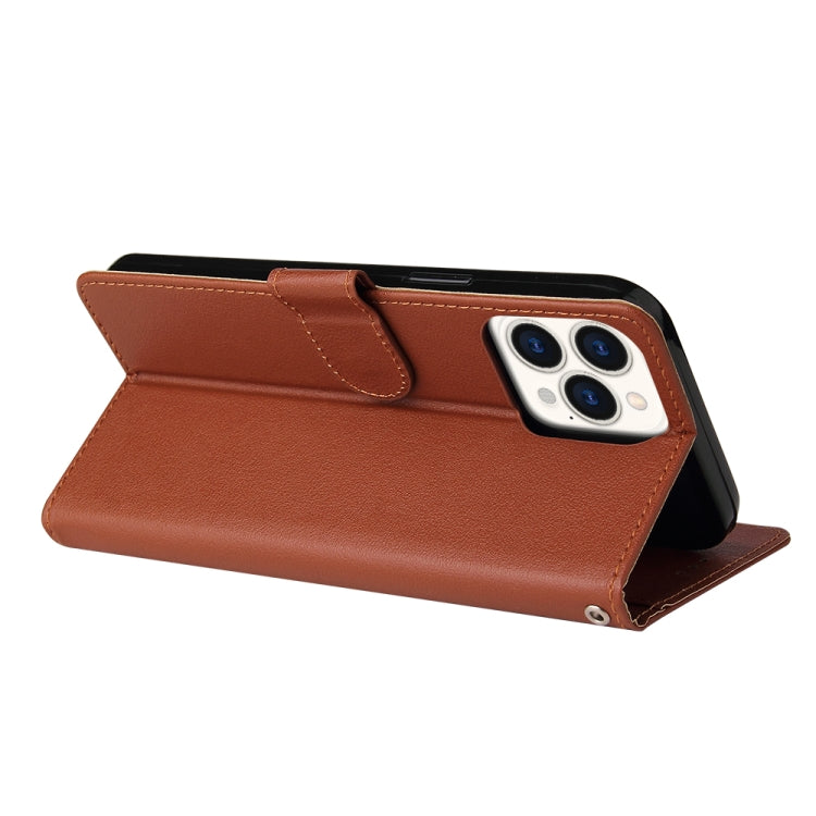 Custodia portafoglio in pelle con slot carte per iPhone 13 Pro Ma