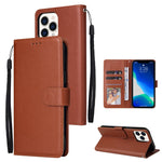 Custodia portafoglio in pelle con slot carte per iPhone 13 Pro Ma