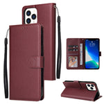 Custodia portafoglio in pelle con slot carte per iPhone 13 Pro Ma