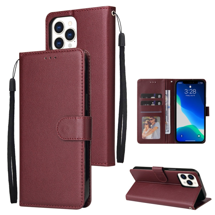 Custodia portafoglio in pelle con slot carte per iPhone 13 Pro Ma