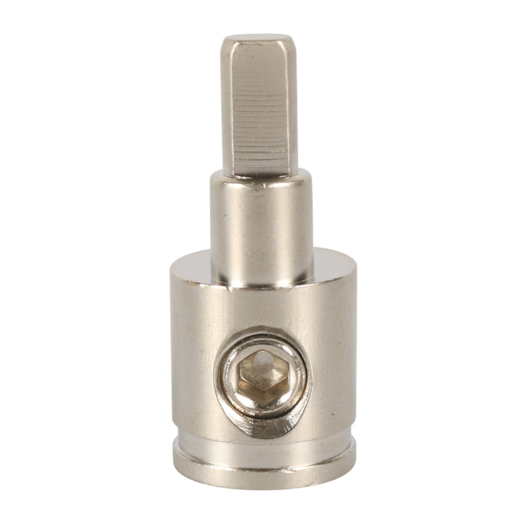 A5679 Morsettiera audio da 0GA a 4GA per auto di grandi dimensioni in ottone nichelato da 2 pezzi, A5679