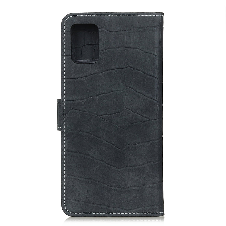 Custodia in pelle a vibrazione orizzontale con struttura in coccodrillo con supporto, slot per carte e portafoglio, For Huawei Y9s, For Samsung Galaxy A51