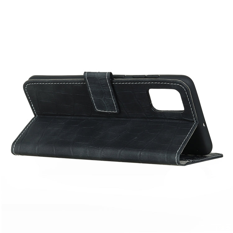 Custodia in pelle a vibrazione orizzontale con struttura in coccodrillo con supporto, slot per carte e portafoglio, For Huawei Y9s, For Samsung Galaxy A51