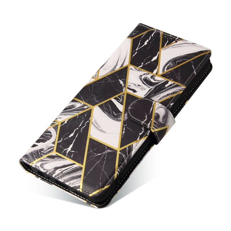 Custodia in pelle PU con cuciture orizzontali abbronzanti in marmo con supporto e fessure per carte e portafogli e cornice per foto, For Samsung Galaxy A22 5G, For Samsung Galaxy S21 FE 5G