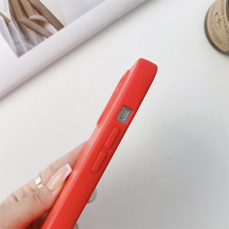 Custodia protettiva in silicone con cordino per iPhone 11 Pro