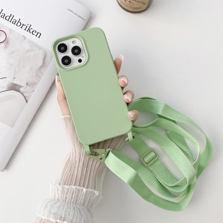 Custodia protettiva in silicone con cordino per iPhone 11 Pro