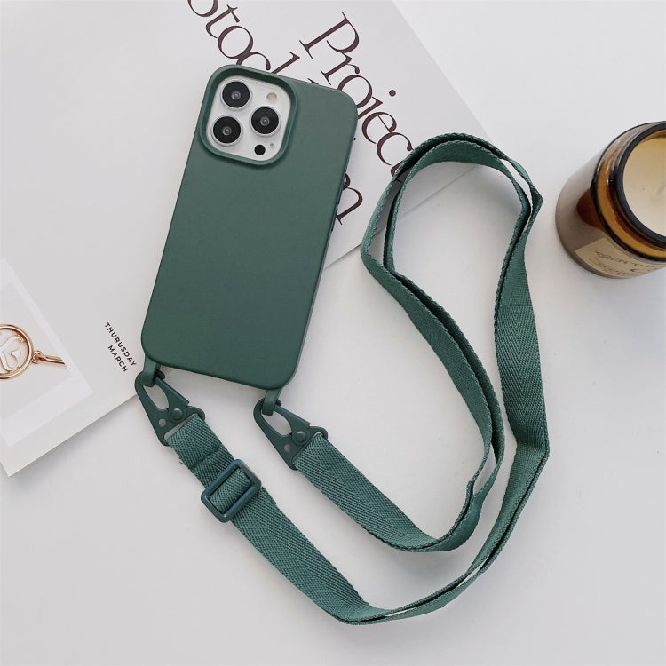 Custodia protettiva in silicone con cordino per iPhone 11 Pro