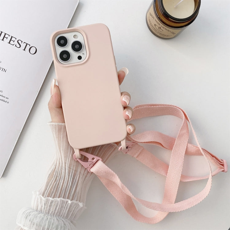 Custodia protettiva in silicone con cordino per iPhone 11 Pro