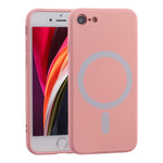 Custodia silicone antiurto con MagSafe per iPhone SE 7 8