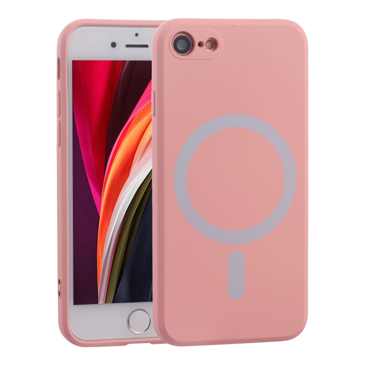 Custodia silicone antiurto con MagSafe per iPhone SE 7 8