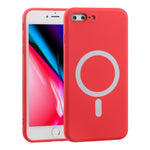 Custodia silicone antiurto con MagSafe per iPhone SE 7 8
