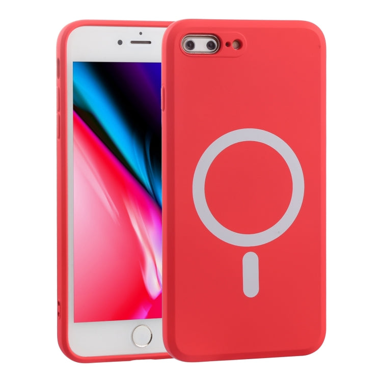 Custodia silicone antiurto con MagSafe per iPhone SE 7 8
