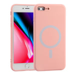 Custodia silicone antiurto con MagSafe per iPhone SE 7 8
