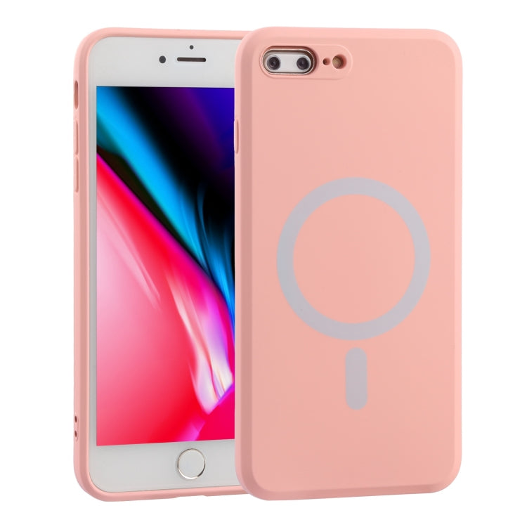 Custodia silicone antiurto con MagSafe per iPhone SE 7 8