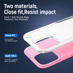 Custodia antiurto in TPU e PC per iPhone XR