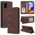 Custodia in pelle flip orizzontale con chiusura a ventosa semplice con supporto e slot per schede e portafoglio, For Samsung Galaxy A21s, For Samsung Galaxy A21 EU Version, For Samsung Galaxy A22 5G, For Samsung Galaxy A31, For Samsung Galaxy A32      ...