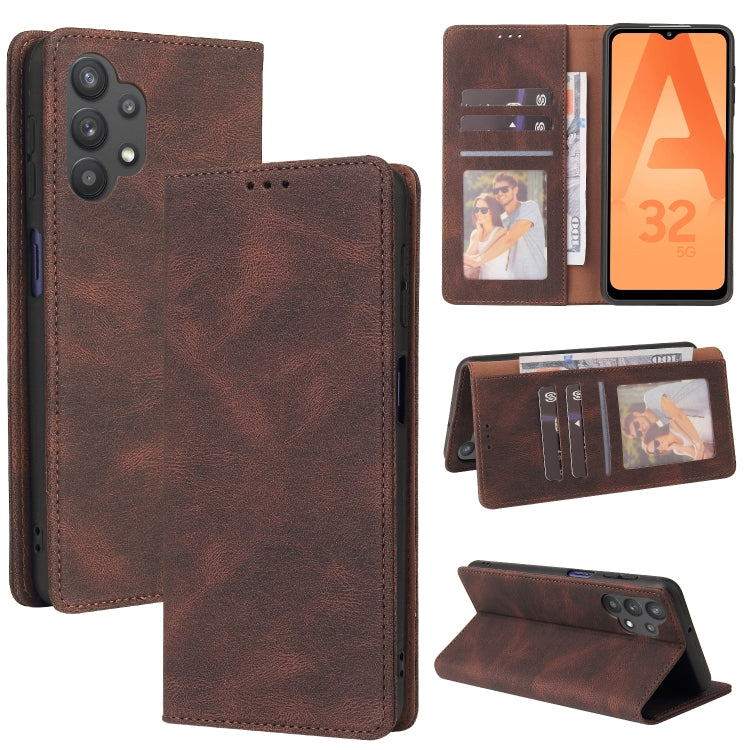 Custodia in pelle flip orizzontale con chiusura a ventosa semplice con supporto e slot per schede e portafoglio, For Samsung Galaxy A21s, For Samsung Galaxy A21 EU Version, For Samsung Galaxy A22 5G, For Samsung Galaxy A31, For Samsung Galaxy A32      ...