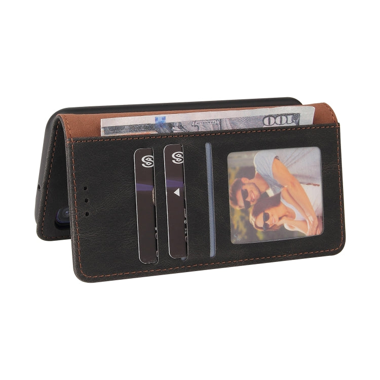 Custodia in pelle flip orizzontale con chiusura a ventosa semplice con supporto e slot per schede e portafoglio, For Samsung Galaxy A40, For Samsung Galaxy A42 5G, For Samsung Galaxy A50, For Samsung Galaxy A51, For Samsung Galaxy A51 5G               ...