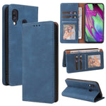 Custodia in pelle flip orizzontale con chiusura a ventosa semplice con supporto e slot per schede e portafoglio, For Samsung Galaxy A40, For Samsung Galaxy A42 5G, For Samsung Galaxy A50, For Samsung Galaxy A51, For Samsung Galaxy A51 5G               ...