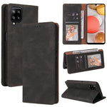 Custodia in pelle flip orizzontale con chiusura a ventosa semplice con supporto e slot per schede e portafoglio, For Samsung Galaxy A40, For Samsung Galaxy A42 5G, For Samsung Galaxy A50, For Samsung Galaxy A51, For Samsung Galaxy A51 5G               ...