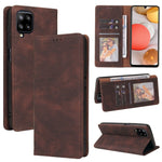 Custodia in pelle flip orizzontale con chiusura a ventosa semplice con supporto e slot per schede e portafoglio, For Samsung Galaxy A40, For Samsung Galaxy A42 5G, For Samsung Galaxy A50, For Samsung Galaxy A51, For Samsung Galaxy A51 5G               ...