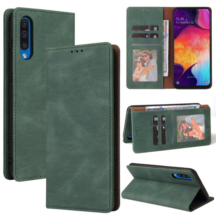 Custodia in pelle flip orizzontale con chiusura a ventosa semplice con supporto e slot per schede e portafoglio, For Samsung Galaxy A40, For Samsung Galaxy A42 5G, For Samsung Galaxy A50, For Samsung Galaxy A51, For Samsung Galaxy A51 5G               ...