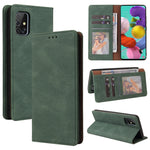 Custodia in pelle flip orizzontale con chiusura a ventosa semplice con supporto e slot per schede e portafoglio, For Samsung Galaxy A40, For Samsung Galaxy A42 5G, For Samsung Galaxy A50, For Samsung Galaxy A51, For Samsung Galaxy A51 5G               ...
