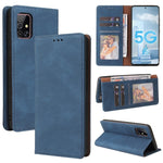 Custodia in pelle flip orizzontale con chiusura a ventosa semplice con supporto e slot per schede e portafoglio, For Samsung Galaxy A40, For Samsung Galaxy A42 5G, For Samsung Galaxy A50, For Samsung Galaxy A51, For Samsung Galaxy A51 5G               ...