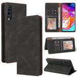 Custodia in pelle flip orizzontale con chiusura a ventosa semplice con supporto e slot per schede e portafoglio, For Samsung Galaxy A70, For Samsung Galaxy A71, For Samsung Galaxy A71 5G, For Samsung Galaxy A72 5G / 4G, For Samsung Galaxy A82          ...