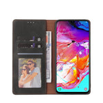 Custodia in pelle flip orizzontale con chiusura a ventosa semplice con supporto e slot per schede e portafoglio, For Samsung Galaxy A70, For Samsung Galaxy A71, For Samsung Galaxy A71 5G, For Samsung Galaxy A72 5G / 4G, For Samsung Galaxy A82          ...