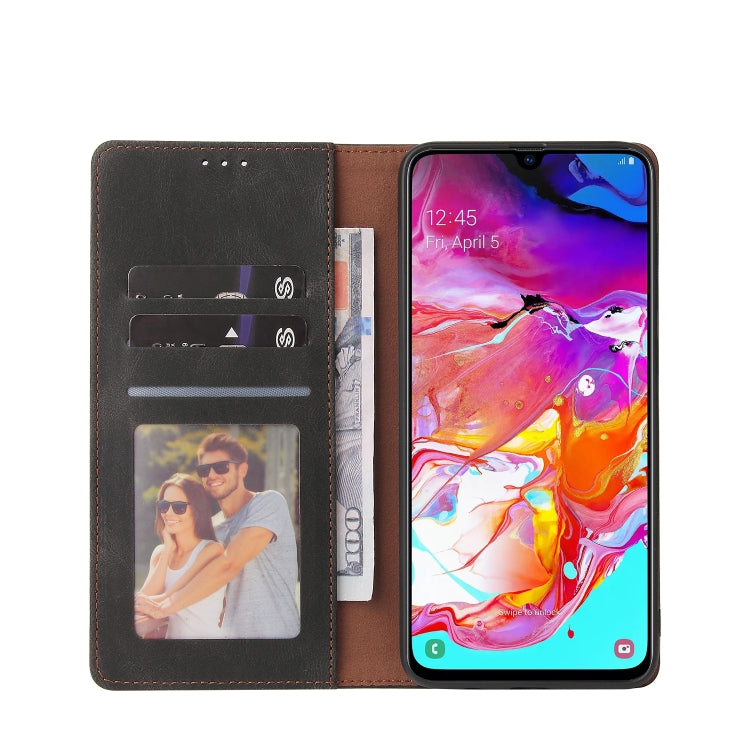 Custodia in pelle flip orizzontale con chiusura a ventosa semplice con supporto e slot per schede e portafoglio, For Samsung Galaxy A70, For Samsung Galaxy A71, For Samsung Galaxy A71 5G, For Samsung Galaxy A72 5G / 4G, For Samsung Galaxy A82          ...