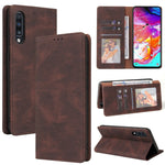Custodia in pelle flip orizzontale con chiusura a ventosa semplice con supporto e slot per schede e portafoglio, For Samsung Galaxy A70, For Samsung Galaxy A71, For Samsung Galaxy A71 5G, For Samsung Galaxy A72 5G / 4G, For Samsung Galaxy A82          ...