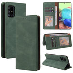 Custodia in pelle flip orizzontale con chiusura a ventosa semplice con supporto e slot per schede e portafoglio, For Samsung Galaxy A70, For Samsung Galaxy A71, For Samsung Galaxy A71 5G, For Samsung Galaxy A72 5G / 4G, For Samsung Galaxy A82          ...