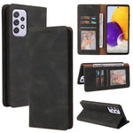 Custodia in pelle flip orizzontale con chiusura a ventosa semplice con supporto e slot per schede e portafoglio, For Samsung Galaxy A70, For Samsung Galaxy A71, For Samsung Galaxy A71 5G, For Samsung Galaxy A72 5G / 4G, For Samsung Galaxy A82          ...