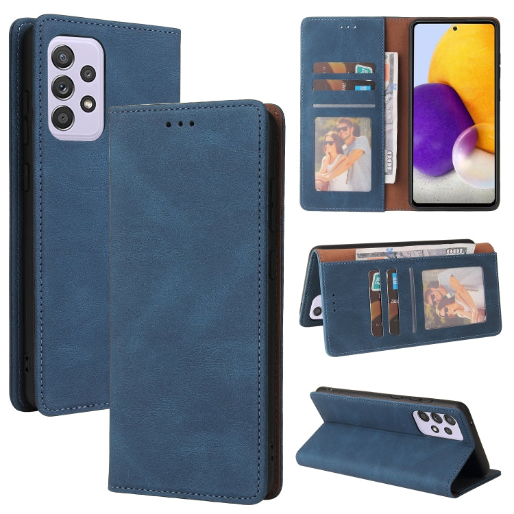 Custodia in pelle flip orizzontale con chiusura a ventosa semplice con supporto e slot per schede e portafoglio, For Samsung Galaxy A70, For Samsung Galaxy A71, For Samsung Galaxy A71 5G, For Samsung Galaxy A72 5G / 4G, For Samsung Galaxy A82          ...
