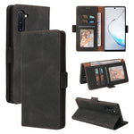 Custodia in pelle flip orizzontale con chiusura a ventosa semplice con supporto e slot per schede e portafoglio, For Samsung Galaxy Note10, For Samsung Galaxy Note20 Ultra, For Samsung Galaxy S20 Ultra, For Samsung Galaxy S21 5G                        ...