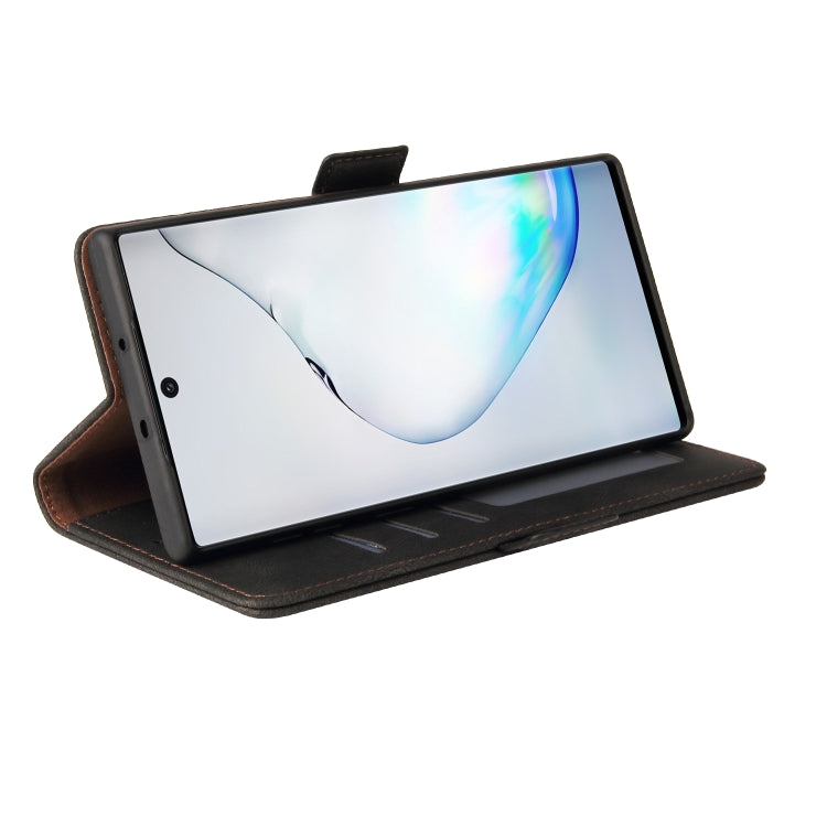 Custodia in pelle flip orizzontale con chiusura a ventosa semplice con supporto e slot per schede e portafoglio, For Samsung Galaxy Note10, For Samsung Galaxy Note20 Ultra, For Samsung Galaxy S20 Ultra, For Samsung Galaxy S21 5G                        ...
